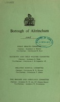 view [Report 1945] / Medical Officer of Health, Altrincham Borough.