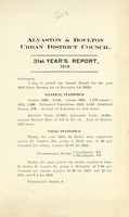 view [Report 1913] / Medical Officer of Health, Alvaston & Boulton U.D.C.