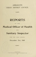 view [Report 1949] / Medical Officer of Health, Amblecote U.D.C.