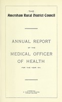 view [Report 1911] / Medical Officer of Health, Amersham R.D.C.