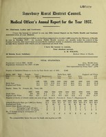 view [Report 1937] / Medical Officer of Health, Amesbury R.D.C.