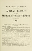 view [Report 1955] / Medical Officer of Health, Amesbury R.D.C.