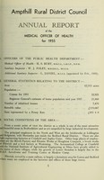 view [Report 1955] / Medical Officer of Health, Ampthill R.D.C.