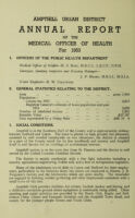 view [Report 1953] / Medical Officer of Health, Ampthill U.D.C.