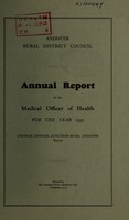 view [Report 1952] / Medical Officer of Health, Andover R.D.C.