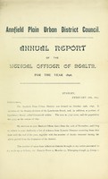 view [Report 1896] / Medical Officer of Health, Annfield Plain U.D.C.