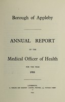 view [Report 1953] / Medical Officer of Health, Appleby Borough.