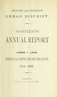 view [Report 1896] / Medical Officer of Health, Arlecdon & Frizington U.D.C.