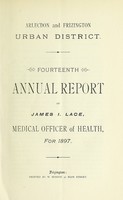 view [Report 1897] / Medical Officer of Health, Arlecdon & Frizington U.D.C.