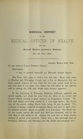 view [Report 1895] / Medical Officer of Health, Arnold U.D.C.