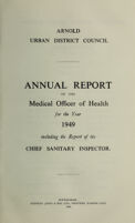 view [Report 1949] / Medical Officer of Health, Arnold U.D.C.