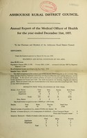 view [Report 1937] / Medical Officer of Health, Ashbourne R.D.C.