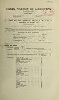 view [Report 1943] / Medical Officer of Health, Ashburton U.D.C.