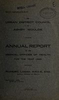 view [Report 1925] / Medical Officer of Health, Ashby Woulds U.D.C.