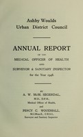 view [Report 1948] / Medical Officer of Health, Ashby Woulds U.D.C.