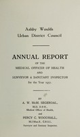 view [Report 1951] / Medical Officer of Health, Ashby Woulds U.D.C.