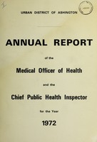 view [Report 1972] / Medical Officer of Health, Ashington U.D.C.