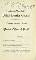 view [Report 1914] / Medical Officer of Health, Ashton-in-Makerfield U.D.C.