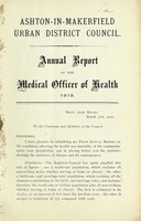 view [Report 1919] / Medical Officer of Health, Ashton-in-Makerfield U.D.C.