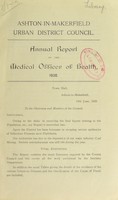 view [Report 1938] / Medical Officer of Health, Ashton-in-Makerfield U.D.C.