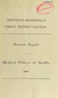 view [Report 1943] / Medical Officer of Health, Ashton-in-Makerfield U.D.C.