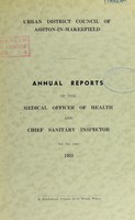 view [Report 1951] / Medical Officer of Health, Ashton-in-Makerfield U.D.C.