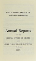 view [Report 1957] / Medical Officer of Health, Ashton-in-Makerfield U.D.C.