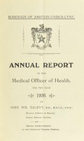 view [Report 1926] / Medical Officer of Health, Ashton-under-Lyne Borough.