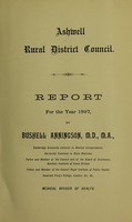 view [Report 1897] / Medical Officer of Health, Ashwell R.D.C.