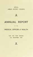 view [Report 1944] / Medical Officer of Health, Aspull U.D.C.