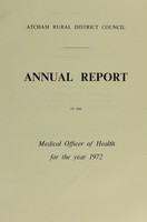 view [Report 1972] / Medical Officer of Health, Atcham R.D.C.