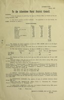 view [Report 1938] / Medical Officer of Health, Atherstone R.D.C.