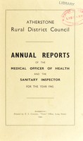 view [Report 1943] / Medical Officer of Health, Atherstone R.D.C.