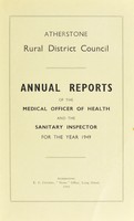 view [Report 1949] / Medical Officer of Health, Atherstone R.D.C.