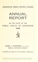 view [Report 1949] / Medical Officer of Health, Audenshaw U.D.C.
