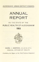 view [Report 1953] / Medical Officer of Health, Audenshaw U.D.C.