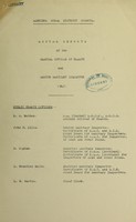 view [Report 1947] / Medical Officer of Health, Axbridge R.D.C.