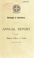 view [Report 1937] / Medical Officer of Health, Aylesbury Borough.