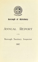 view [Report 1947] / Medical Officer of Health, Aylesbury Borough.