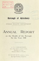 view [Report 1948] / Medical Officer of Health, Aylesbury Borough.