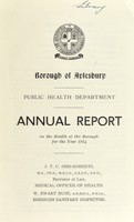 view [Report 1954] / Medical Officer of Health, Aylesbury Borough.