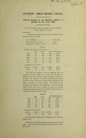 view [Report 1912] / Medical Officer of Health, Aylesbury U.D.C.