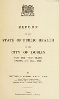 view [Report 1940] / Medical Officer of Health, Dublin City.