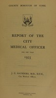 view [Report 1953] / Medical Officer of Health, Cork County Borough.