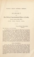 view [Report 1903] / Medical Officer of Health, Lurgan Urban Sanitary District.