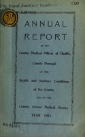 view [Report 1941] / County Medical Officer of Health, County Donegal.