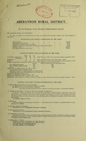 view [Report 1938] / Medical Officer of Health, Aberaeron / Aberayron R.D.C.