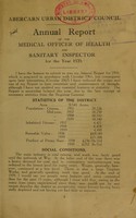 view [Report 1939] / Medical Officer of Health, Abercarn U.D.C.