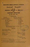 view [Report 1947] / Medical Officer of Health, Abercarn U.D.C.