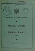 view [Report 1959] / Medical Officer of Health, Abergavenny Borough.